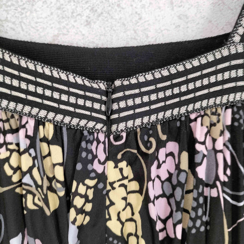ミッソーニ MISSONI M by MISSONI イタリア製 レーヨン 総柄ドレス レディース EUR:40