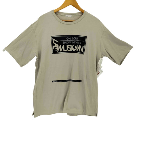 ラッドミュージシャン LAD MUSICIAN PRINT SUPER BIG T-SHIRT プリントシュガービッグTシャツ メンズ 46