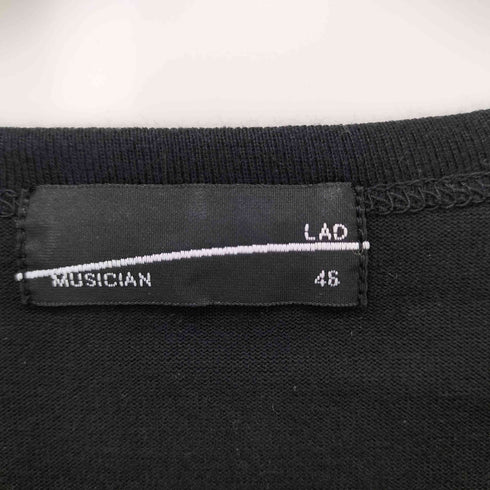 ラッドミュージシャン LAD MUSICIAN P/R LOGO T ロゴプリントクルーネック半袖Tシャツ メンズ 46