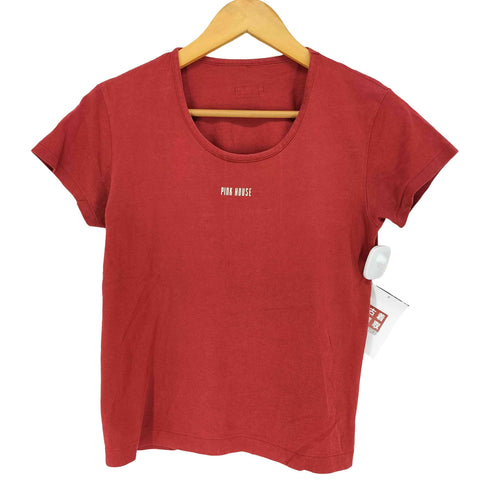 ピンクハウス PINK HOUSE ロゴクルーネックTシャツ ピチT レディース JPN:M