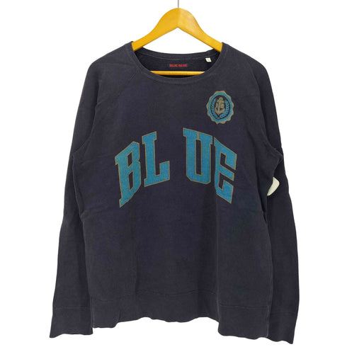 ブルーブルー BLUE BLUE 裏起毛 クルーネック スウェット メンズ JPN:3