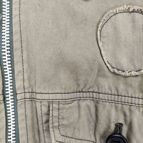シップスジェットブルー SHIPS JET BLUE Y2K S/S フード トラックシャツ レディース