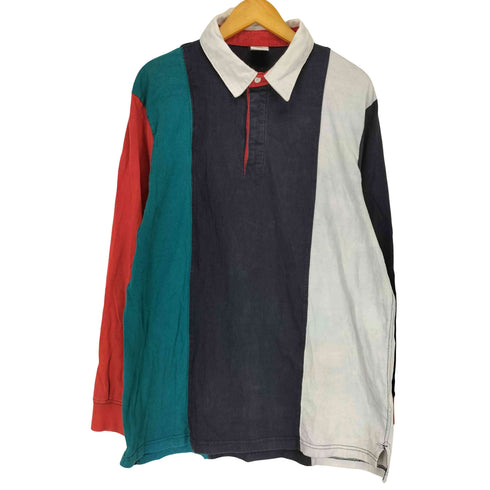 アーバンアウトフィッターズ URBAN OUTFITTERS マルチカラー ラガーシャツ メンズ JPN:L