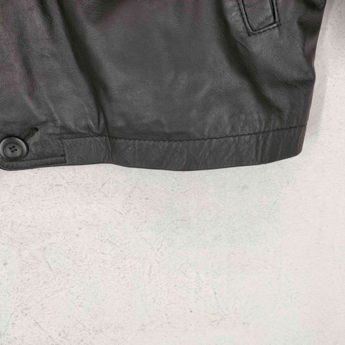 ONTIME オンタイム genuine leather 本革 レザー カーコート メンズ M