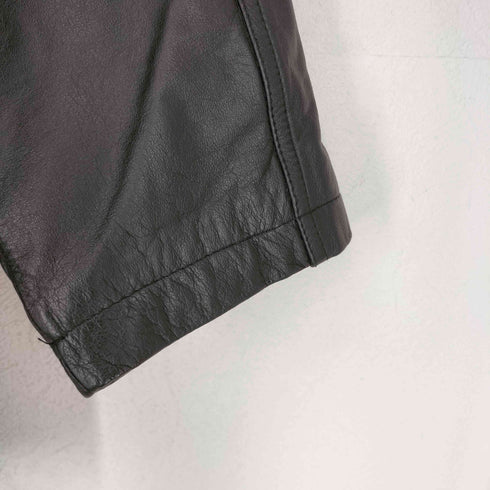 ONTIME オンタイム genuine leather 本革 レザー カーコート メンズ M