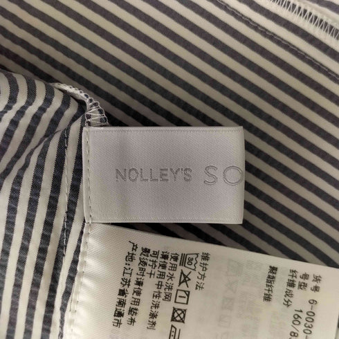 ノーリーズソフィー NOLLEY’S sophi ウォッシャブルサッカーフレアスリーブシャツブラウス レディース JPN:38