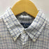 ラルフローレン RALPH LAUREN 90S BLAKE ブレイク ポニー 無し ボタンダウン 麻 リネン 100% チェック L/S シャツ メンズ import:S