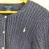 ラルフローレン RALPH LAUREN ケーブル編み クルーネック コットンニット カーディガン レディース XL /16
