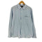 マーガレットハウエル MARGARET HOWELL 25SS コットン シルク ストライプ 長袖 レギュラーカラーシャツ メンズ XL