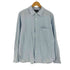 マーガレットハウエル MARGARET HOWELL 25SS コットン シルク ストライプ 長袖 レギュラーカラーシャツ メンズ XL