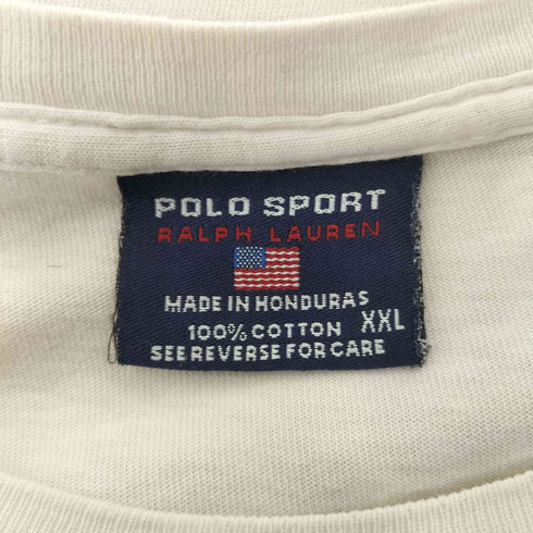 ポロスポーツラルフローレン POLO SPORT RALPH LAUREN 90S ロゴ プリント Tシャツ メンズ import:XXL