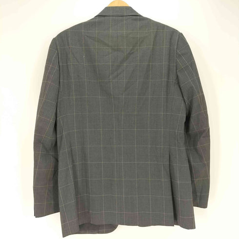 ユニバーサルランゲージ UNIVERSAL LANGUAGE Micro Fiber Spun EASY STRETCH MESURE'S ウール 2B チェック テーラードジャケット メンズ 46-4D
