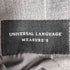 ユニバーサルランゲージ UNIVERSAL LANGUAGE Micro Fiber Spun EASY STRETCH MESURE'S ウール 2B チェック テーラードジャケット メンズ 46-4D