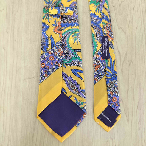 ラルフローレンパープルレーベル RALPH LAUREN PURPLE LABEL 総柄シルクネクタイ メンズ