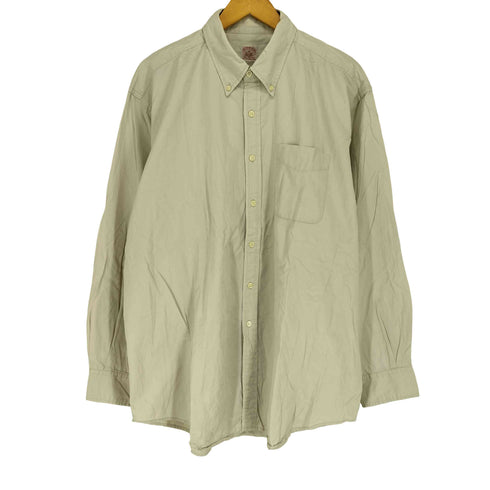 ブルックスブラザーズ BROOKS BROTHERS 香港製 ロングスリーブ ボタンダウンシャツ メンズ JPN:XL