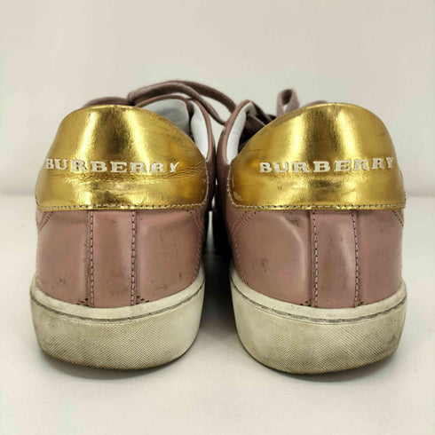 バーバリー BURBERRY Westford ウェストフォード パンチング レザー スニーカー レディース 36
