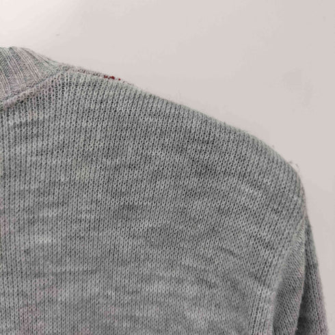 フレッドペリー FRED PERRY 90s 英国製 アーガイル Vネック アクリル ニット メンズ UK:40