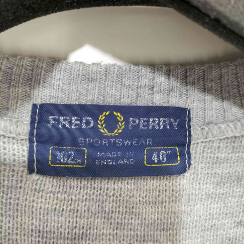 フレッドペリー FRED PERRY 90s 英国製 アーガイル Vネック アクリル ニット メンズ UK:40