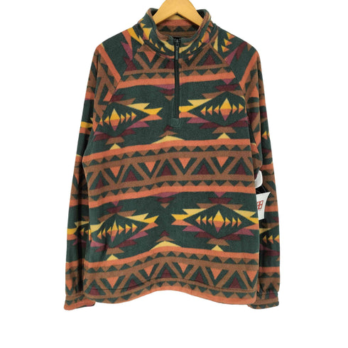 総柄ハーフジッププルオーバー メンズ JPN:XL
