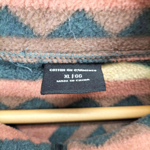 総柄ハーフジッププルオーバー メンズ JPN:XL