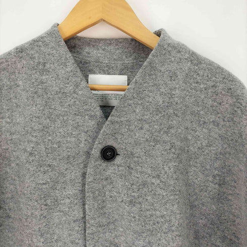 ナチュラルランドリー NATURAL LAUNDRY フェルト ノーカラー ジャケット レディース ONE SIZE