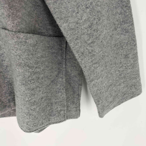 ナチュラルランドリー NATURAL LAUNDRY フェルト ノーカラー ジャケット レディース ONE SIZE