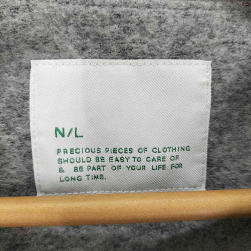 ナチュラルランドリー NATURAL LAUNDRY フェルト ノーカラー ジャケット レディース ONE SIZE
