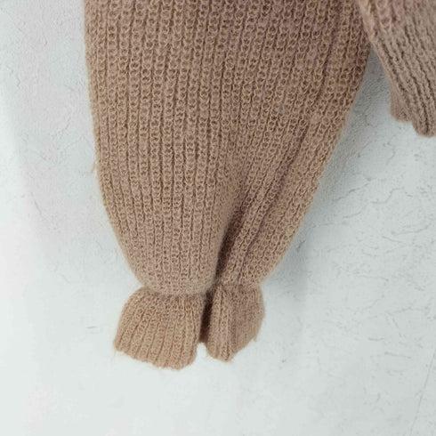 ザラ ZARA フリル デザイン ポリニット レディース M