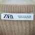 ザラ ZARA フリル デザイン ポリニット レディース M