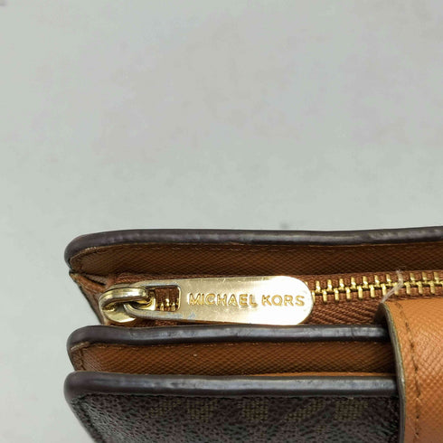 マイケルコース Michael Kors ロゴプレート 2つ折り財布 レディース