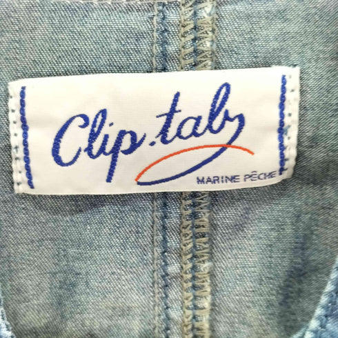 Clip Tab デニム ストリングシャツ レディース