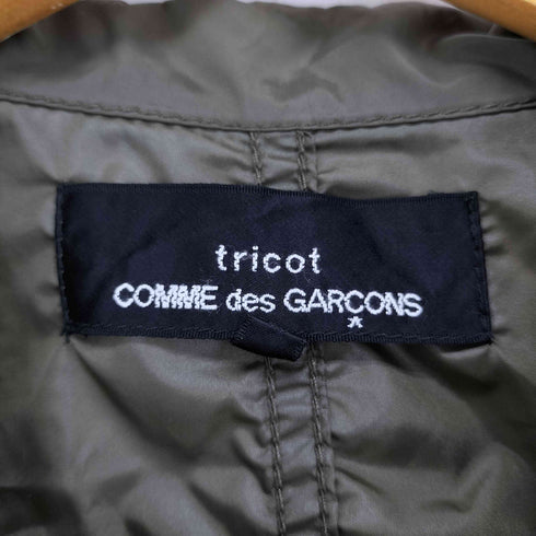 トリココムデギャルソン tricot COMME des GARCONS AD2004 ナイロンテーラードジャケット レディース JPN:M