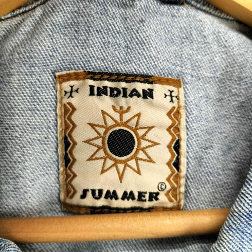 INDIAN SUMMER フレイム ペイント トラッカーベスト メンズ JPN:XL