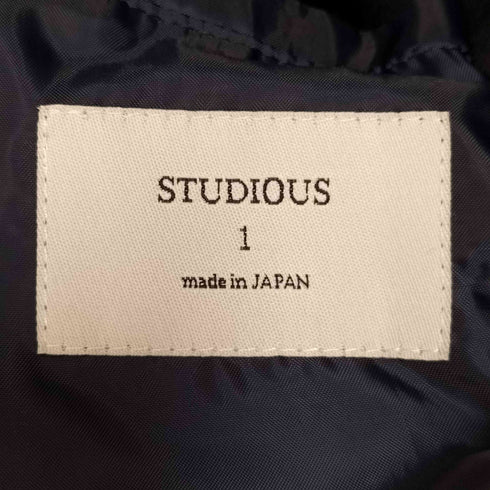 ステュディオス STUDIOUS ウール ステンカラー コート メンズ JPN:1
