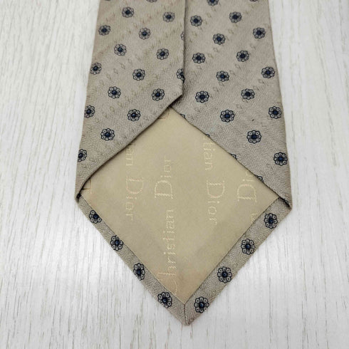 クリスチャンディオール Christian Dior 総柄シルクネクタイ メンズ