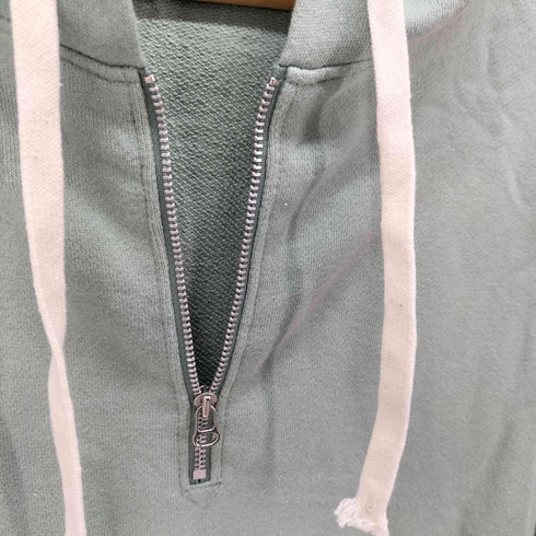 ナチュラルランドリー NATURAL LAUNDRY セントラル裏毛 ハーフZIPプルオーバー レディース