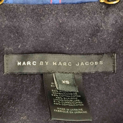 マークバイマークジェイコブス Marc by Marc Jacobs 裏地 チェック柄 ライナー付き 八の字ジップ フーディージャケット レディース JPN:XS