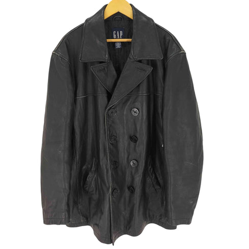 ギャップ Gap OLD レザー ピーコート メンズ import:L