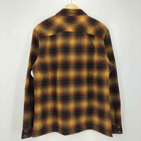 ダブルアールエルラルフローレン RRL RALPH LAUREN JESSE CAMP LONG SLEEVE SPORT SHIRT WOOL BLEND メンズ import:L