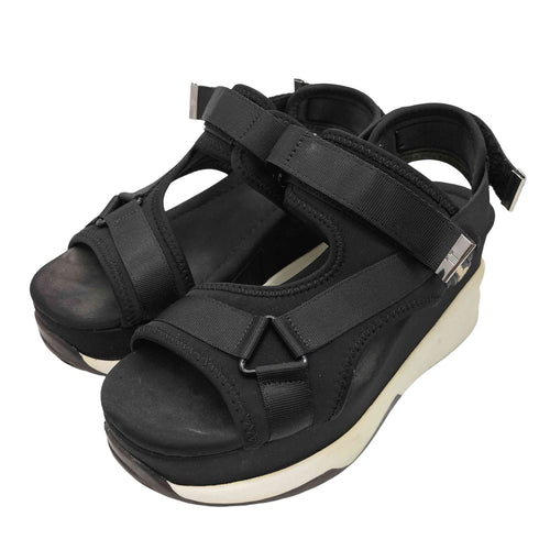 ランバンオンブルー LANVIN en Bleu プラットフォームバックストラップサンダル レディース JPN:M