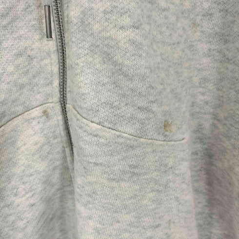 マリテフランソワジルボー MARITHE FRANCOIS GIRBAUD CLASSIC LOGO MELANGE HOODIE ZIP UP クラシック ロゴ メランジ ジップアップ フーディ メンズ M