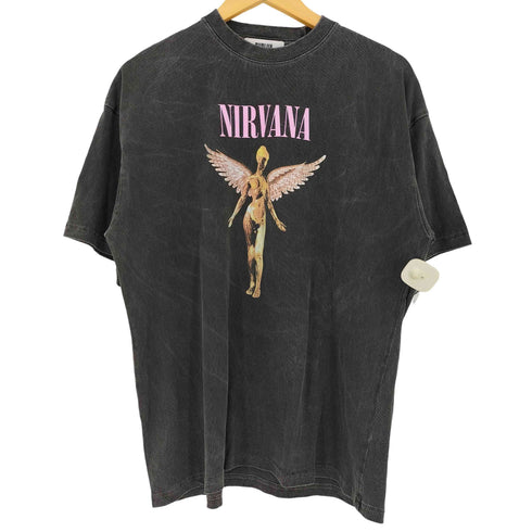 パブリュクス PUBLUX 25ss NIRVANA IN UTERO ピグメント バンドTシャツ メンズ JPN:S