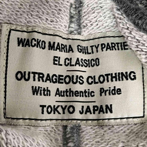 ワコマリア WACKO MARIA プリント 霜降り スウェットパンツ メンズ JPN:L