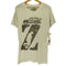 JIMMY'S USA製 裾袖シングルステッチ プリント 半袖 クルーネックTシャツ メンズ import:M