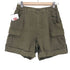 ヒステリックグラマー HYSTERIC GLAMOUR フランダースリネン コットンリネン カーゴショーツ レディース JPN:M
