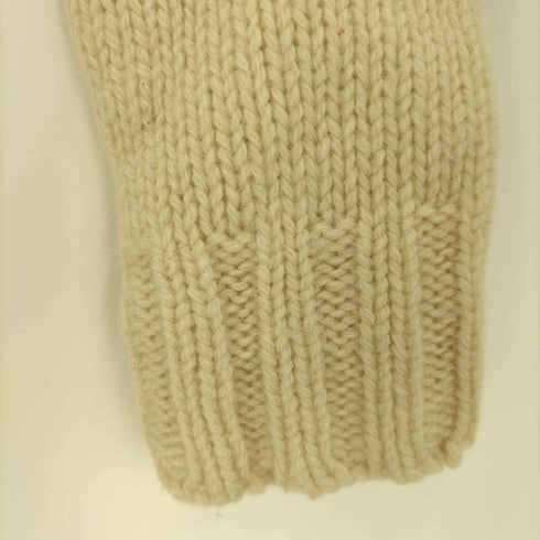 ハーレーオブスコットランド HARLEY OF SCOTLAND 英国製 PURE NEW WOOL リブ切替 クルーネック ニット レディース 34