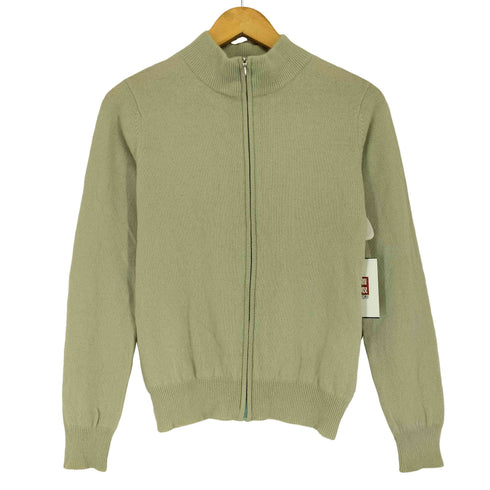 CASHMERE カシミヤ100% ジップアップ セーター レディース