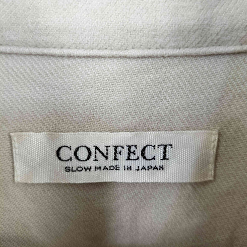 コンフェクト confect フランネルスタンドスモックシャツ メンズ 3