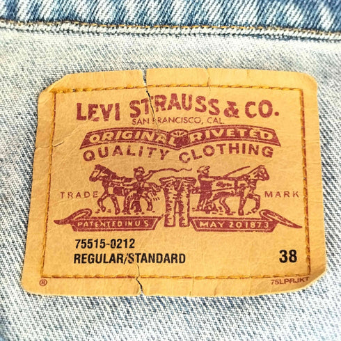 リーバイス Levis 75515-0212 オレンジタブ 4ポケ デニムトラッカージャケット メンズ US:38