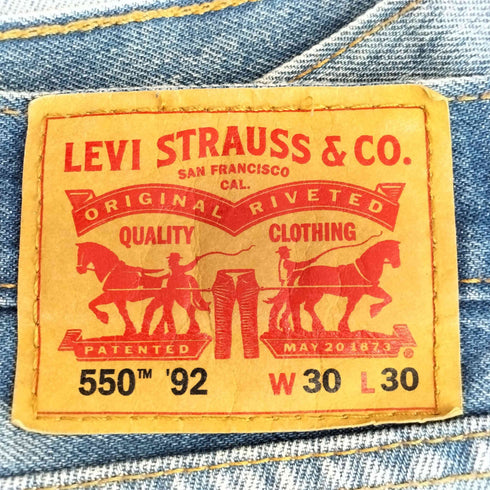 リーバイス Levis 550 92 リラックステーパードジーンズ メンズ W30L30